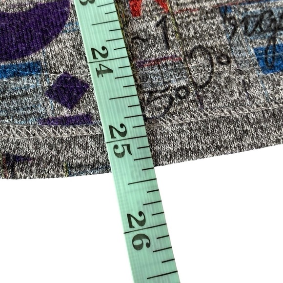 INOAH  - SIZE MEDIUM - GOTH STYLE GRAFFITI LIKE PRINT - MULTI COLORED - B11 - Picture 11 of 14